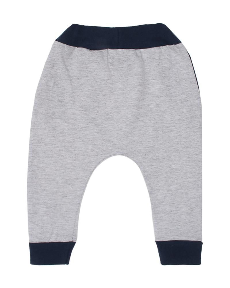 Mijão Em Suedine Mescla Cinza e Azul Marinho