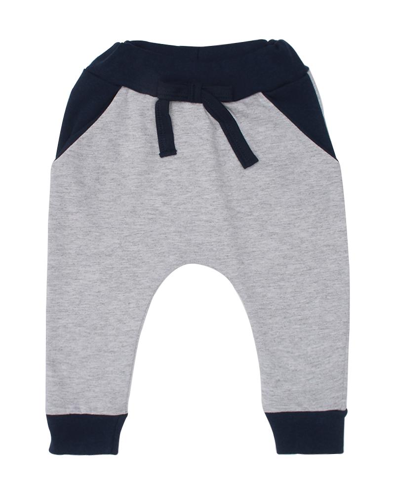 Mijão Em Suedine Mescla Cinza e Azul Marinho