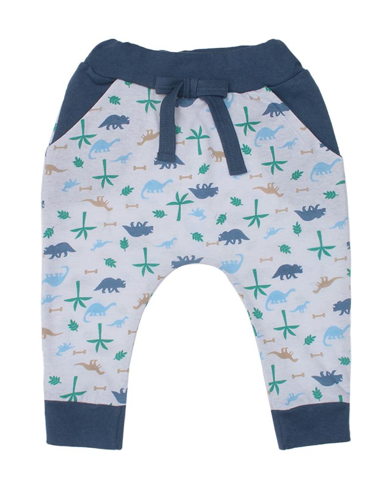 Mijão Em Suedine Dino Branco e Azul Escuro