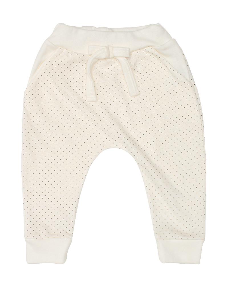 Mijão Em Suedine Poá Bege Claro e Cinza