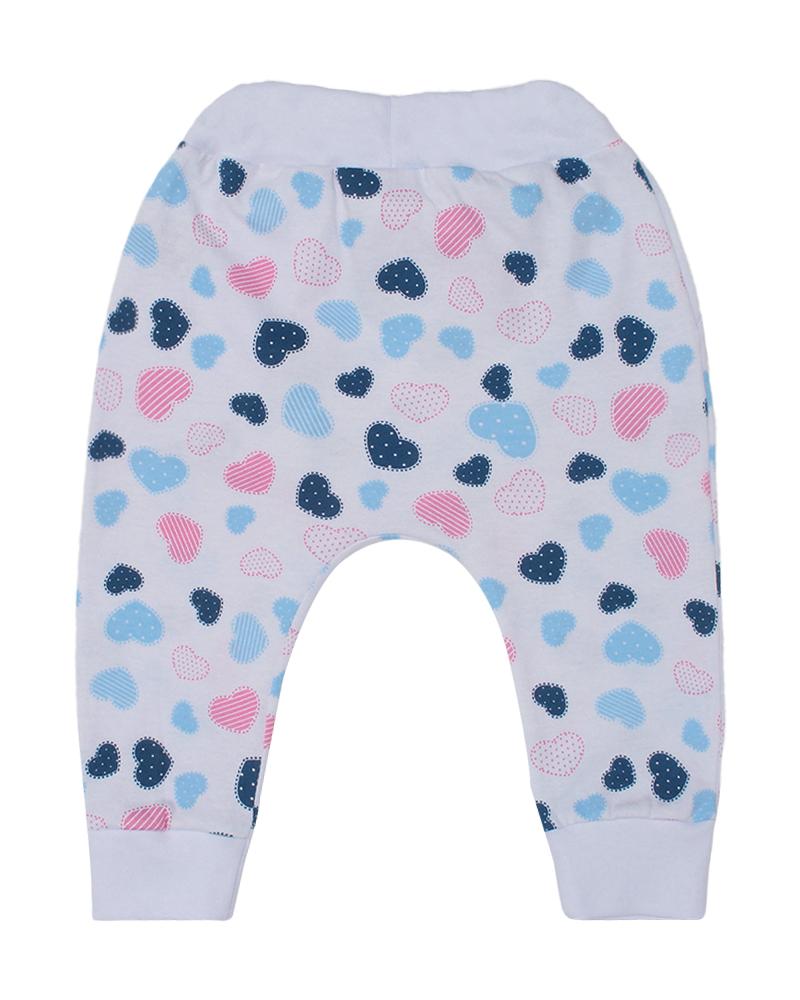 Mijão Em Suedine Corações Branco e Azul Marinho