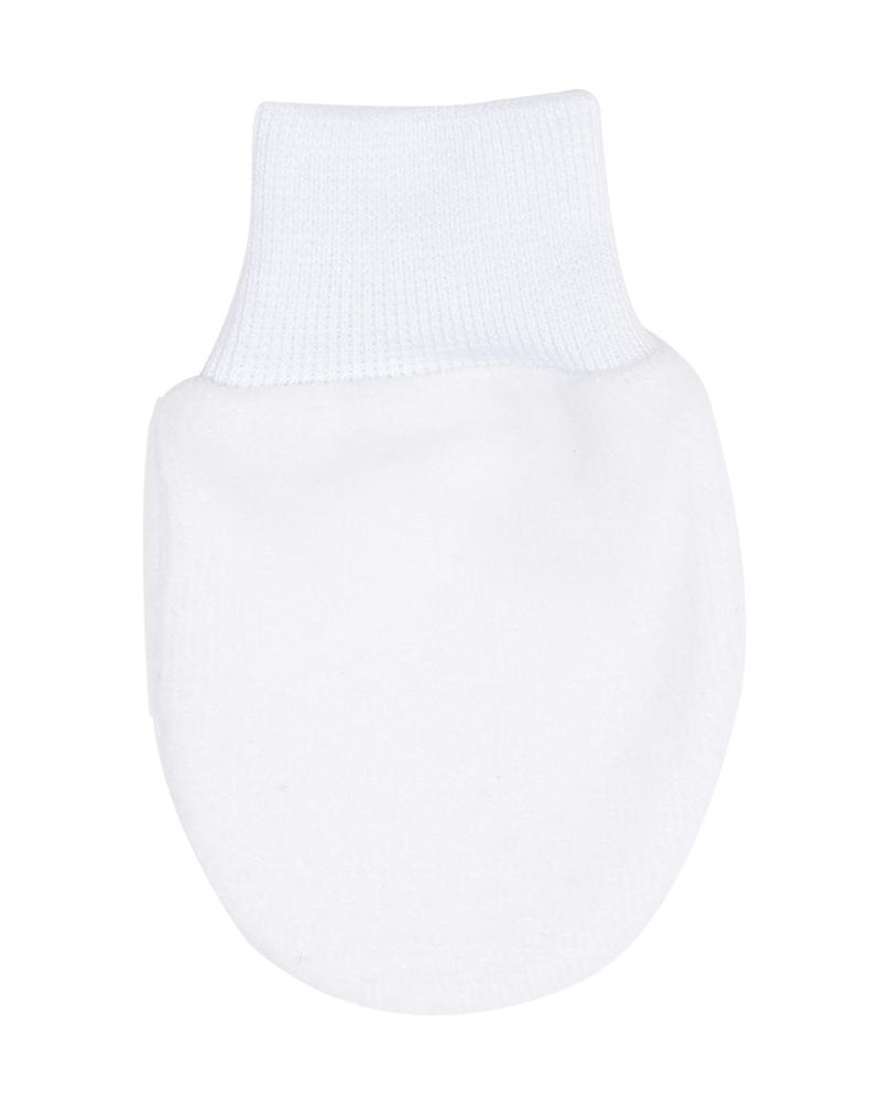 Kit De Pares De Luvas Em Plush Rosa Chiclete, Rosa Bebê e Branco - 3 Pares