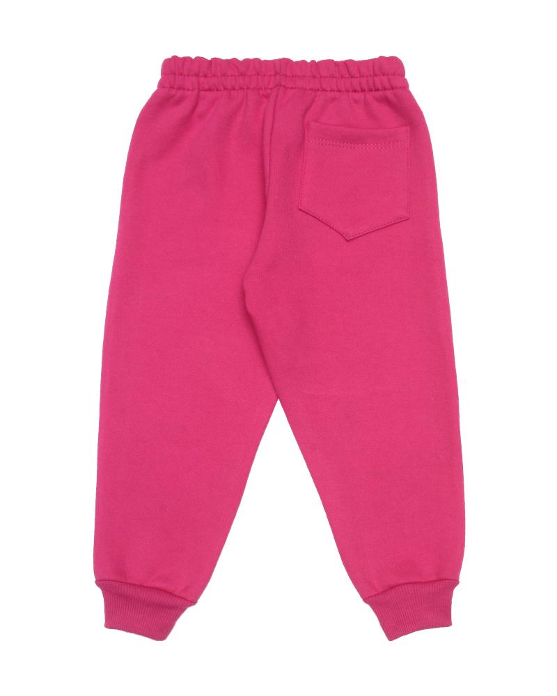 Calça Em Moletom Pink