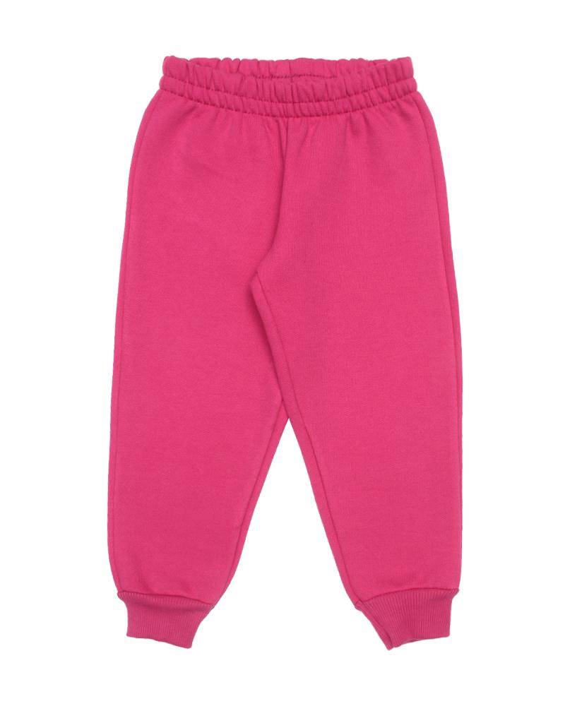 Calça Em Moletom Pink