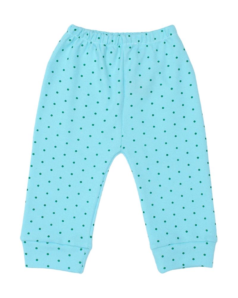 Mijão Em Algodão Poá Azul Bebê e Azul Marinho