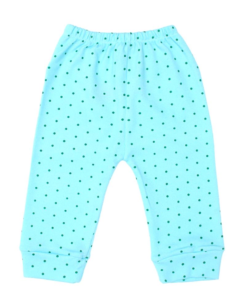 Mijão Em Algodão Poá Azul Bebê e Azul Marinho