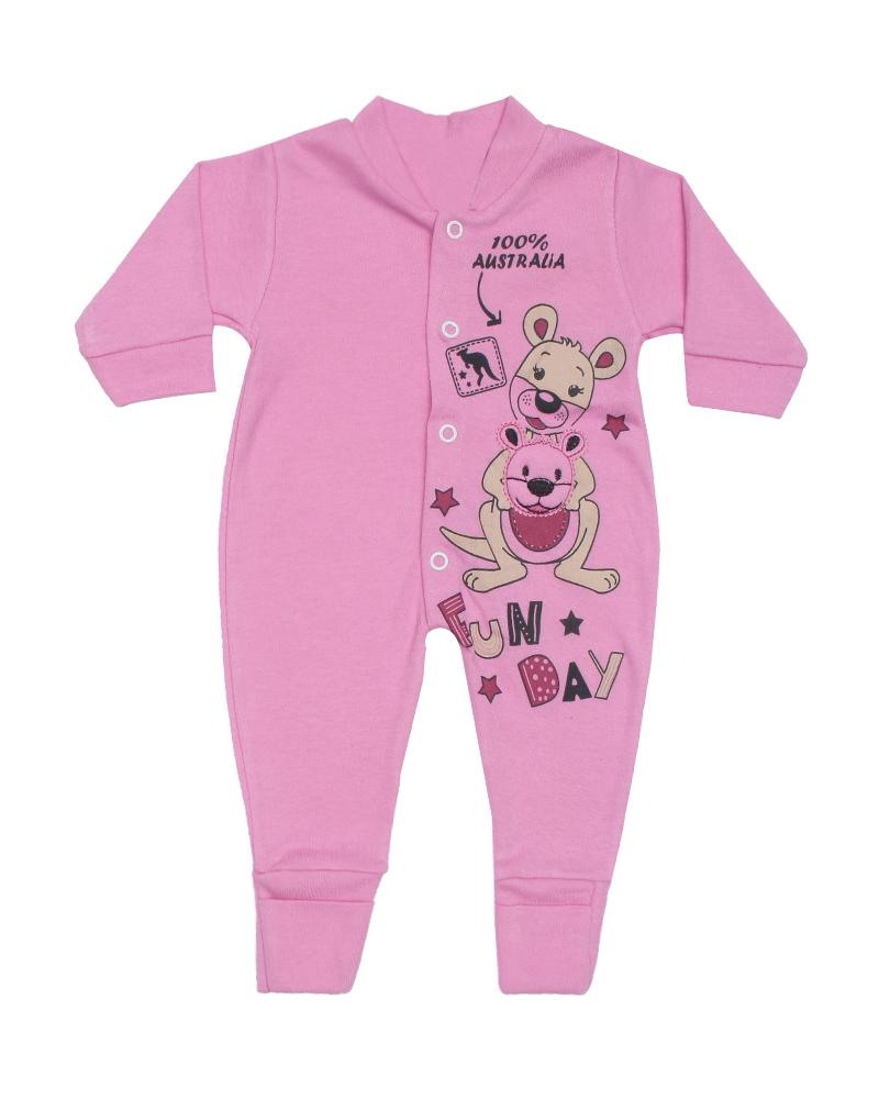 Kit De Macacões Em Suedine Bordô e Rosa