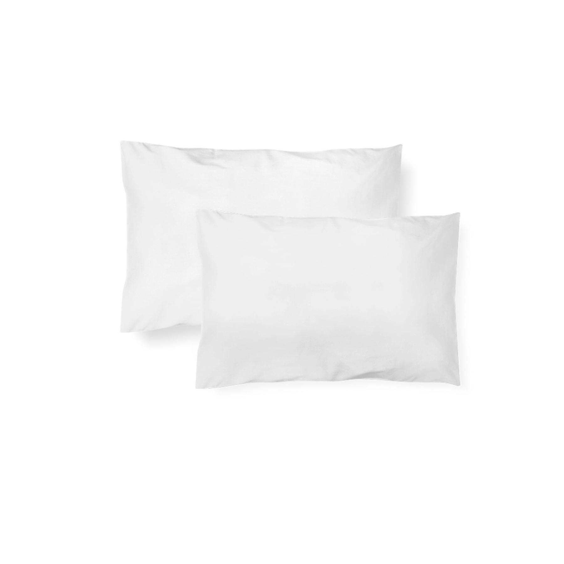 Kit De Fronhas Em Malha Lisa Branco - 2 Unidades