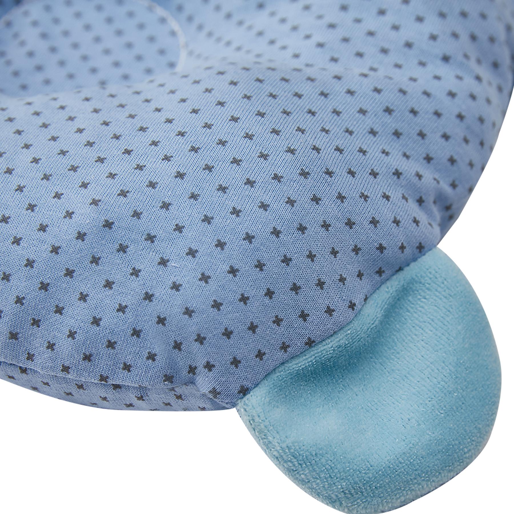 Travesseiro Anatômico Com Orelhinhas Em Malha 