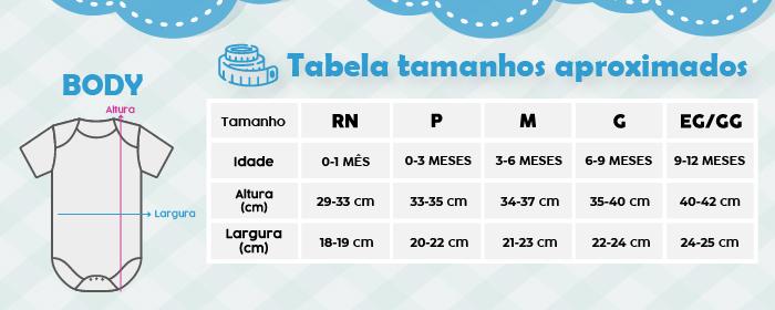 Body Em Algodão Mescla Urso Índio Cinza e Branco