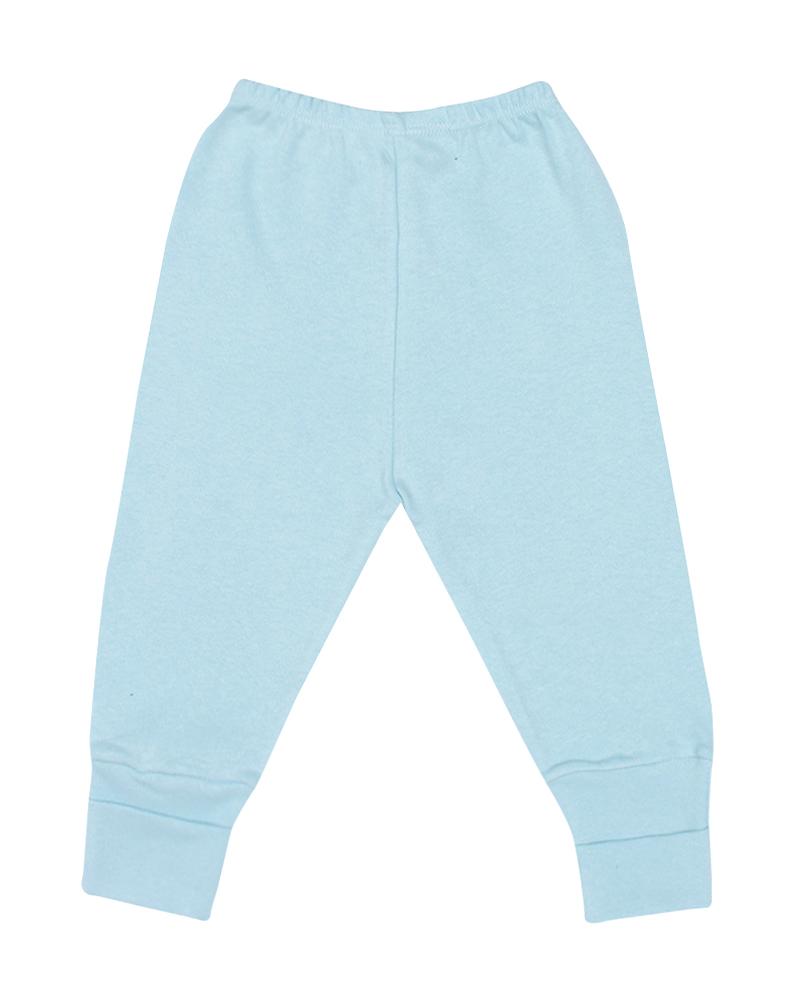 Mijão Liso Com Pé Reversível Azul Bebê