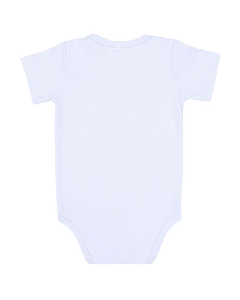 Body Liso Em Suedine Branco