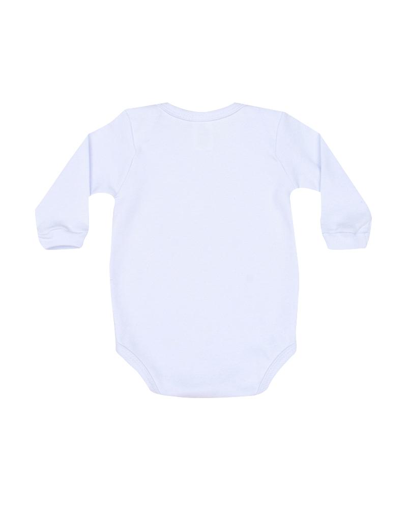 Body Liso Em Suedine Branco