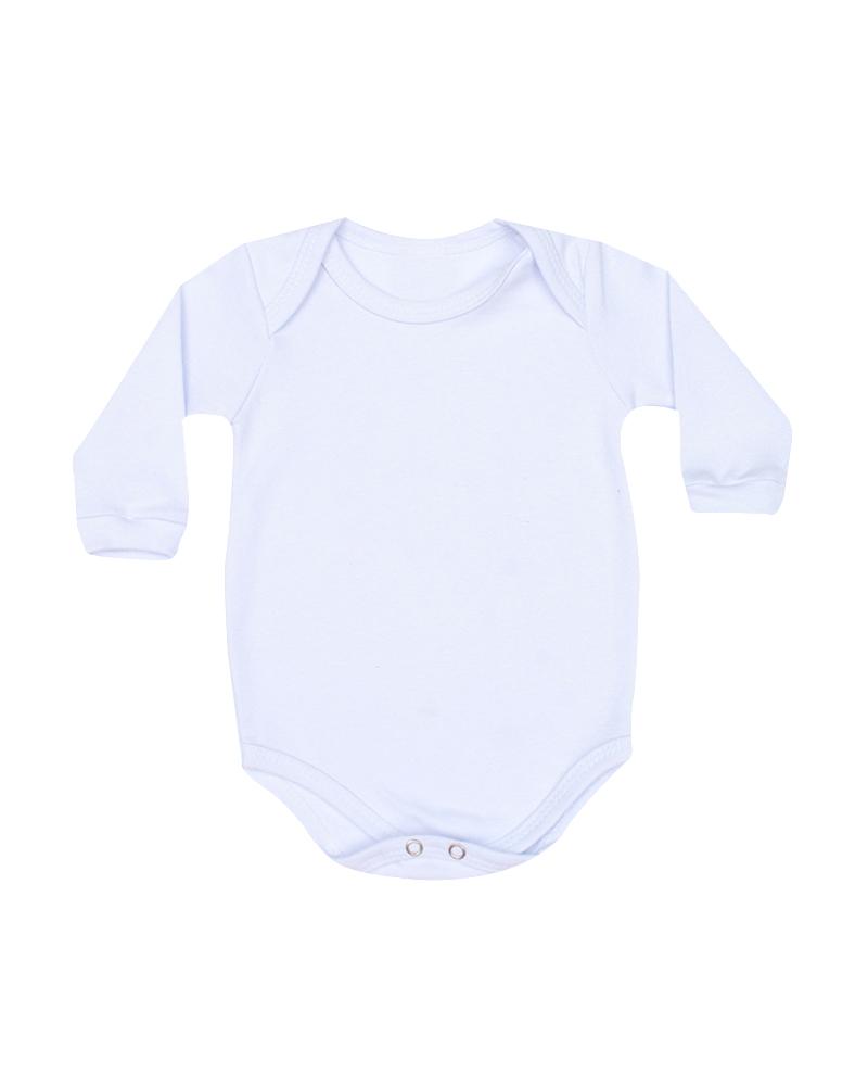 Body Liso Em Suedine Branco