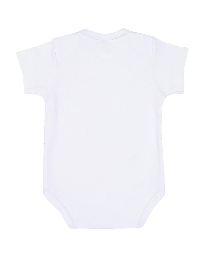 Body Coroas Branca e Pink