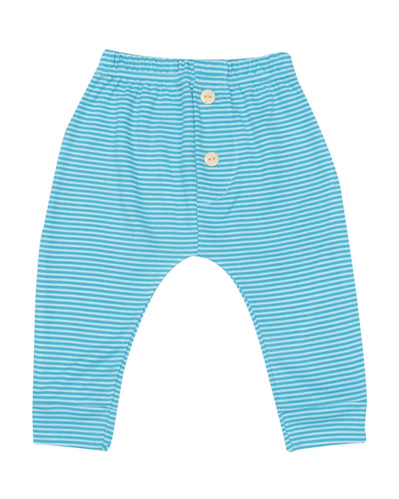 Mijão Em Malha Listrado Azul e Branco