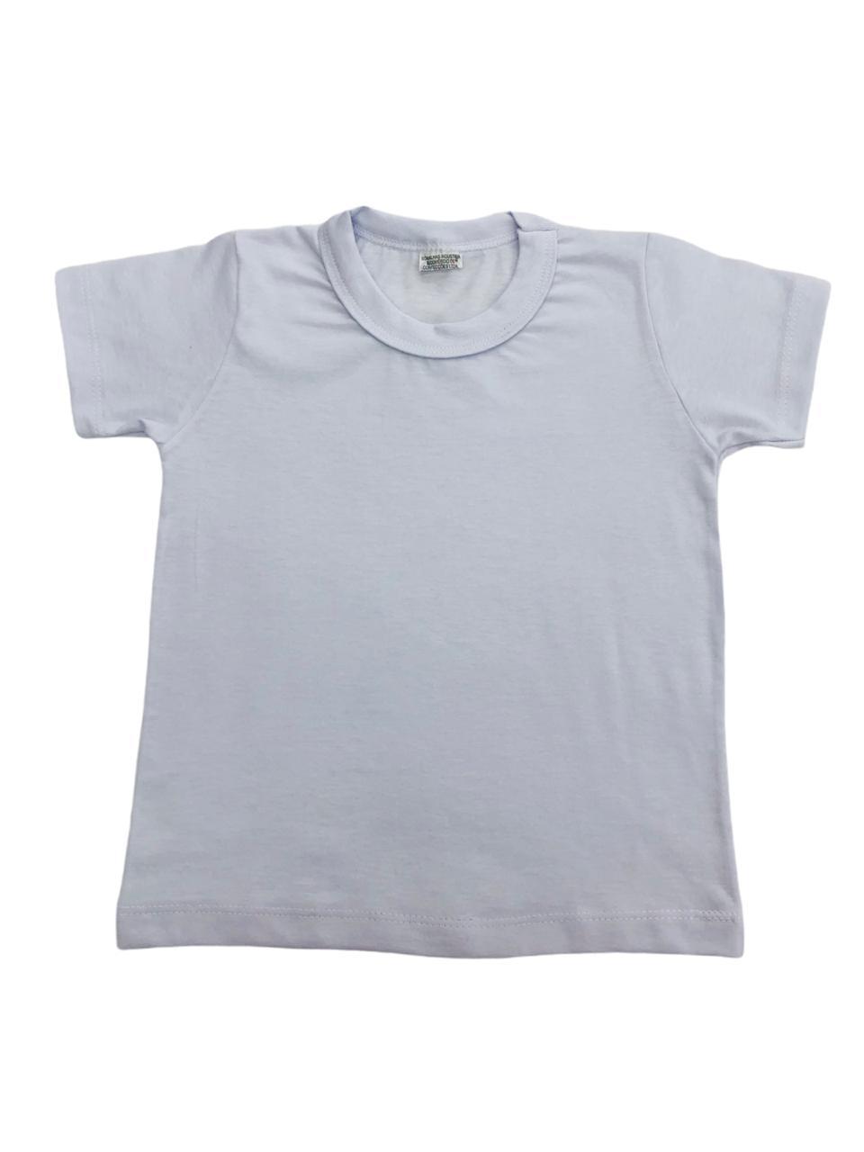 Camiseta Manga Curta Lisa Branca